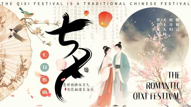 古典中国风七夕传说主题课件PPT模板【2025070705】